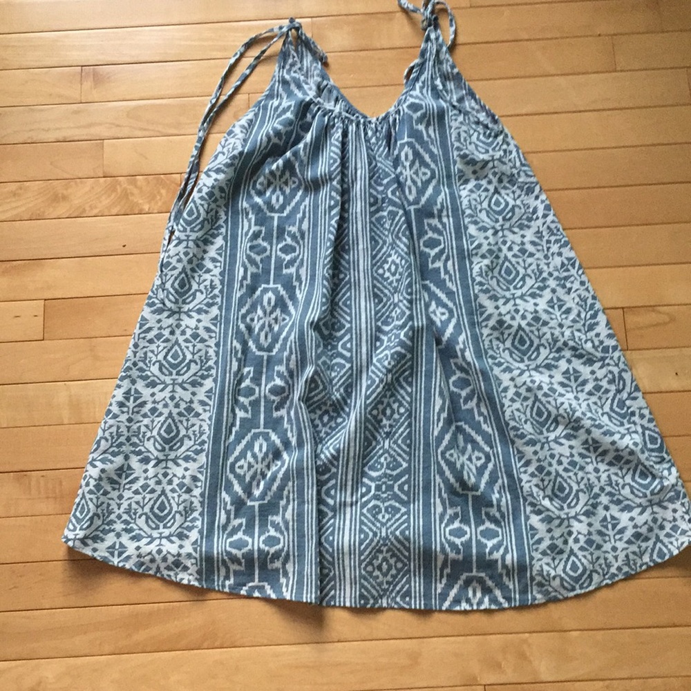 Madewell Blue Patterned Dress